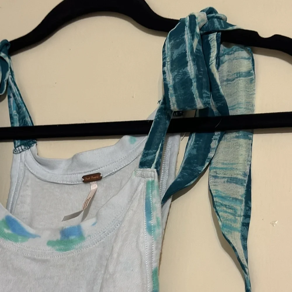 Free people tie dye crop top